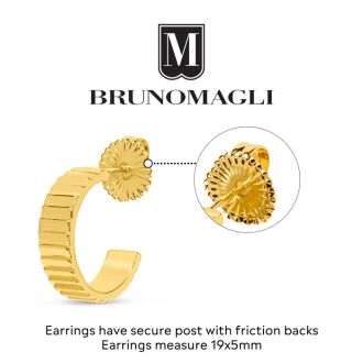 Bruno Magli Anna Gold Hoop Earrings