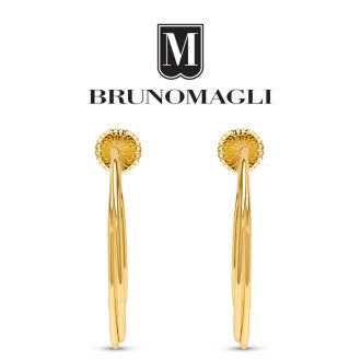 Bruno Magli Lucia Gold Hoop Earrings