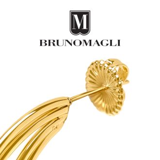 Bruno Magli Lucia Gold Hoop Earrings