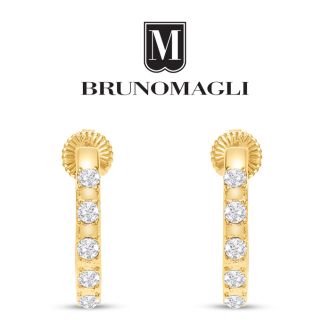 Bruno Magli Martina Gold Hoop Earrings