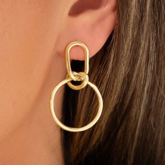 Bruno Magli Elettra Gold Dangle Earrings