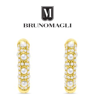 Bruno Magli Caterina Gold Hoop Earrings