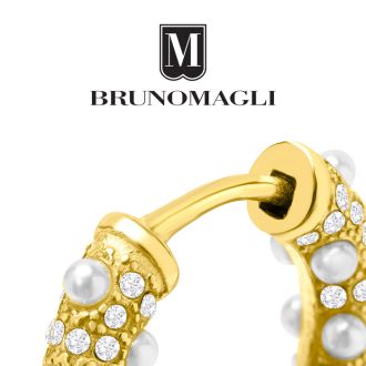 Bruno Magli Caterina Gold Hoop Earrings