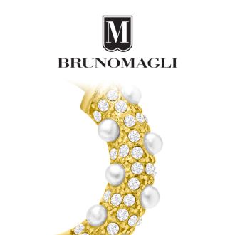 Bruno Magli Caterina Gold Hoop Earrings