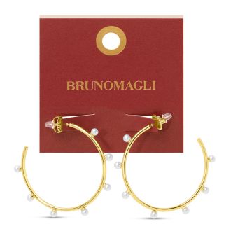 Bruno Magli Evelina Gold Hoop Earrings