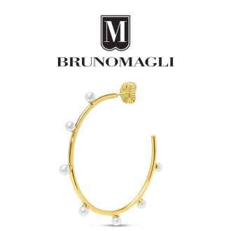 Bruno Magli Evelina Gold Hoop Earrings