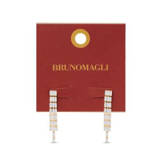 Bruno Magli Gabriella Gold Earrings, Diamante
