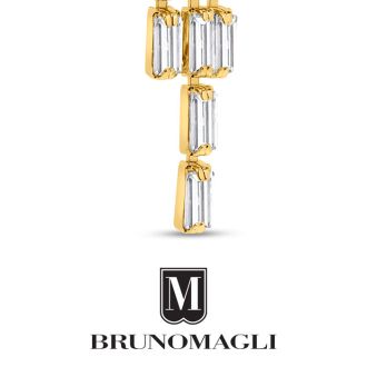Bruno Magli Gabriella Gold Earrings, Diamante