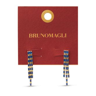 Bruno Magli Gabriella Gold Earrings, Zaffiro