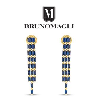 Bruno Magli Gabriella Gold Earrings, Zaffiro