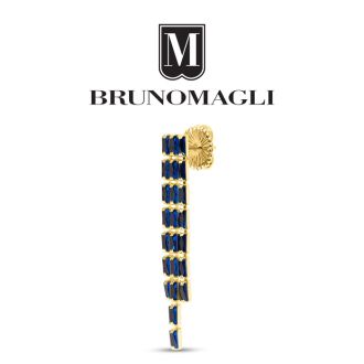 Bruno Magli Gabriella Gold Earrings, Zaffiro