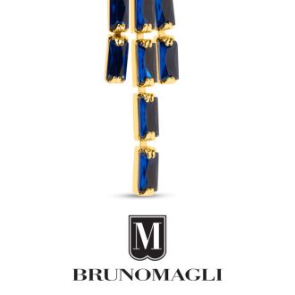 Bruno Magli Gabriella Gold Earrings, Zaffiro