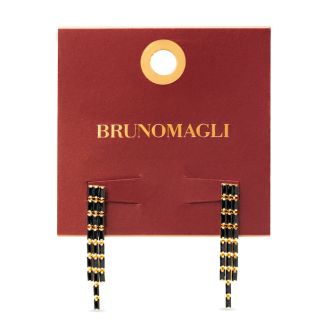Bruno Magli Gabriella Gold Earrings, Nera