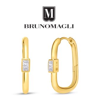 Bruno Magli Daniela Gold Earrings, Diamante