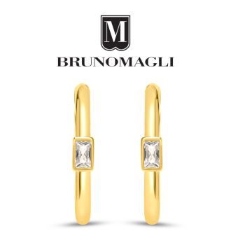 Bruno Magli Daniela Gold Earrings, Diamante