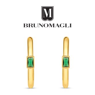 Bruno Magli Daniela Gold Earrings, Smeraldo