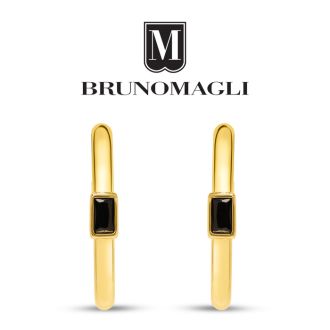 Bruno Magli Daniela Gold Earrings, Nera