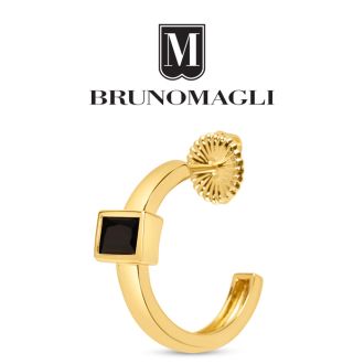 Bruno Magli Felecia Gold Earrings, Nera