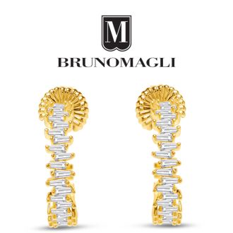 Bruno Magli Adelina Gold Earrings, Diamante