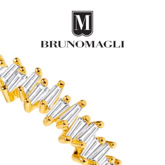 Bruno Magli Adelina Gold Earrings, Diamante