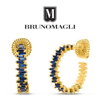 Bruno Magli Adelina Gold Earrings, Zaffiro