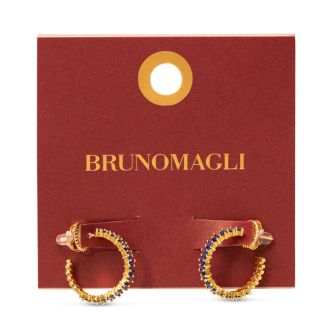 Bruno Magli Adelina Gold Earrings, Zaffiro