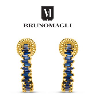 Bruno Magli Adelina Gold Earrings, Zaffiro
