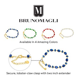 Bruno Magli Michela Gold Bracelet, Diamante