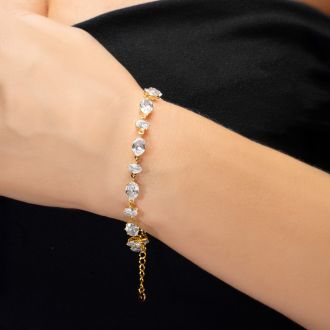 Bruno Magli Michela Gold Bracelet, Diamante