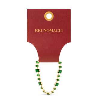 Bruno Magli Pasqualina Gold Bracelet, Smeraldo