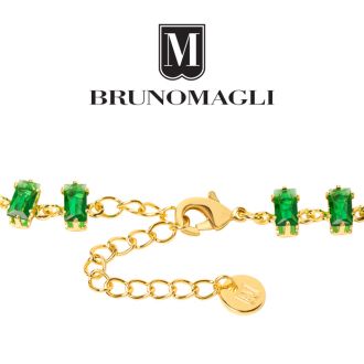 Bruno Magli Pasqualina Gold Bracelet, Smeraldo