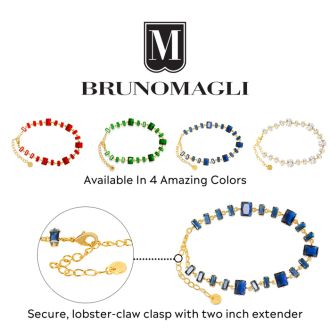 Bruno Magli Pasqualina Gold Bracelet, Zaffiro