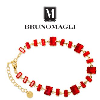 Bruno Magli Pasqualina Gold Bracelet, Rubino