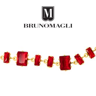 Bruno Magli Pasqualina Gold Bracelet, Rubino