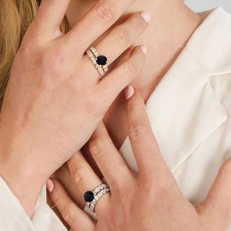 3 Carat Semi Mount Bridal Set In 14K White Gold