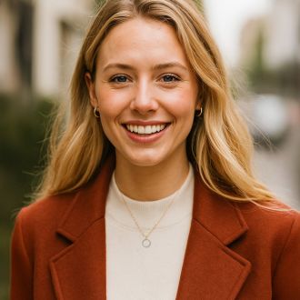 1/10 Carat Diamond Circle Necklace In 14K Rose Gold Over Sterling Silver, 18 Inches