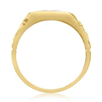 Fly High! American Eagle Nugget Ring