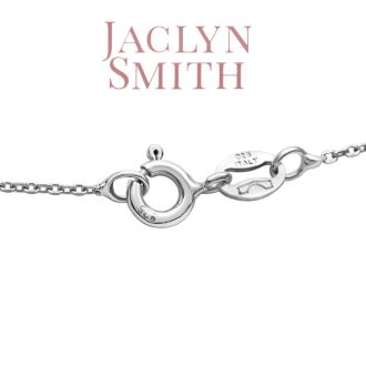 Jaclyn Smith 2 Carat Moissanite Solitaire Necklace In White Gold With Free Chain