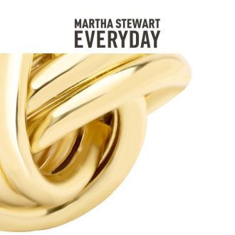 Martha Stewart Everyday Circle Stud Earrings In Gold