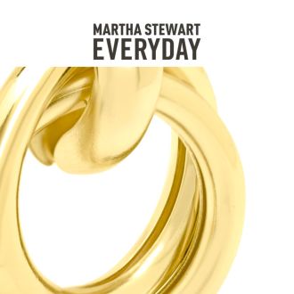 Martha Stewart Everyday City Drop Earrings In Gold