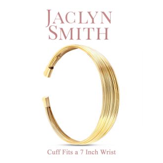 Jaclyn Smith Gold Cuff Bracelet