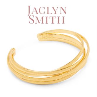 Jaclyn Smith Classic Gold Cuff Bracelet