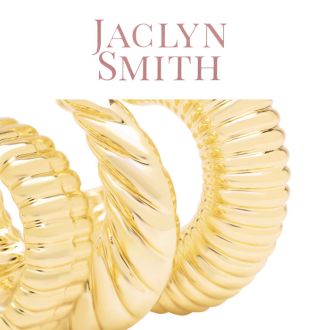 Jaclyn Smith Statement Gold Hoop Earrings Set of 3