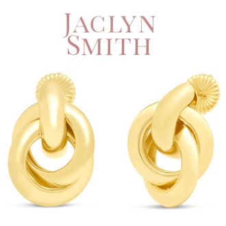 Jaclyn Smith Elegant Drop Earrings In Gold
