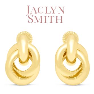 Jaclyn Smith Elegant Drop Earrings In Gold