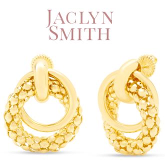 Jaclyn Smith Refined Drop Earrings In Gold