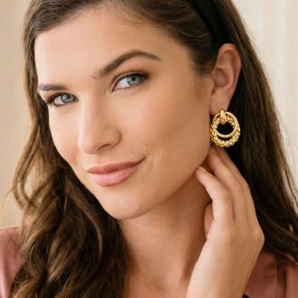 Jaclyn Smith Refined Drop Earrings In Gold
