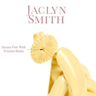 Jaclyn Smith Timeless Drop Earrings In Gold