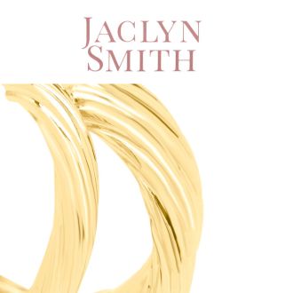 Jaclyn Smith Split Hoop Earrings In Gold