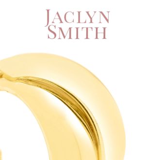 Jaclyn Smith Intertwined Hoop Earrings In Gold